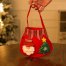 Christmas Gift Bag Apple Bag Christmas Eve Candy Bag Small Gift Tote Bag