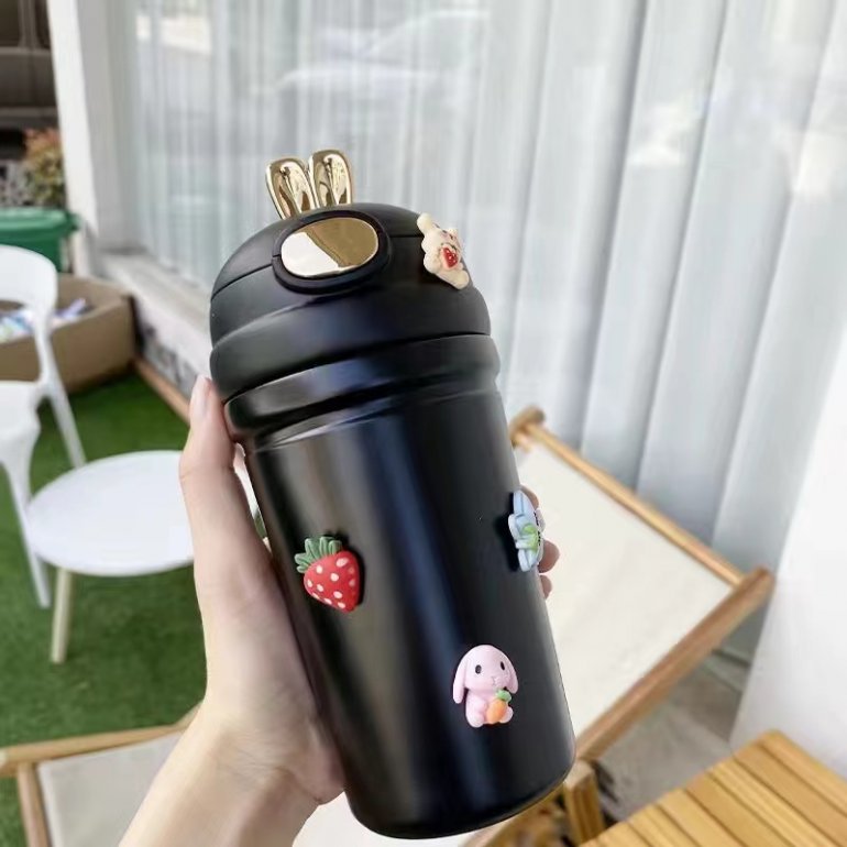 Creative Straw Thermos Cup