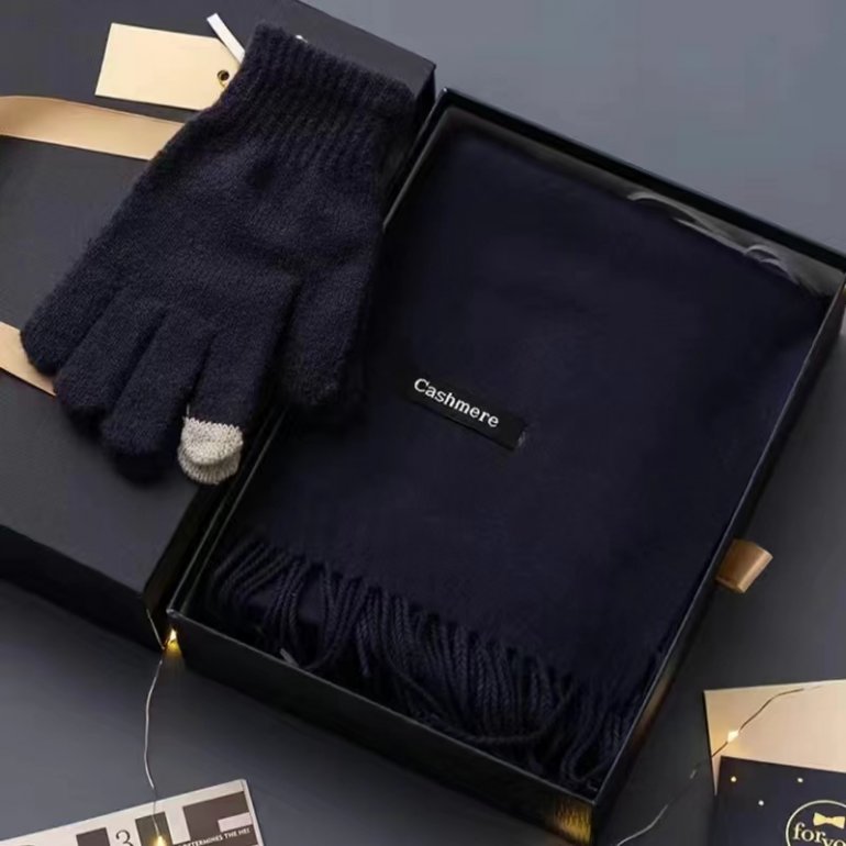 Birthday Christmas Scarf Thermos Cup Gift Box