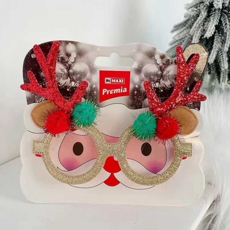 Christmas Creative Children's Glasses Frames Funny Props Party Decorations