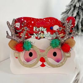 Christmas Creative Children's Glasses Frames Funny Props Party Decorations