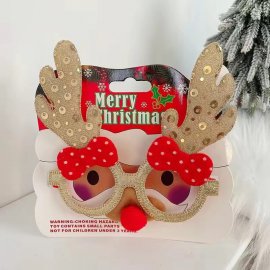 Christmas Creative Children's Glasses Frames Funny Props Party Decorations