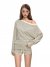 Striped Off-Shoulder Top Set Women's Autumn Casual Sweatshirt With Drawstring Shorts Two-Piece Set
