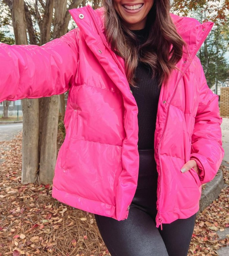 Barbie Pink Puffer Jacket